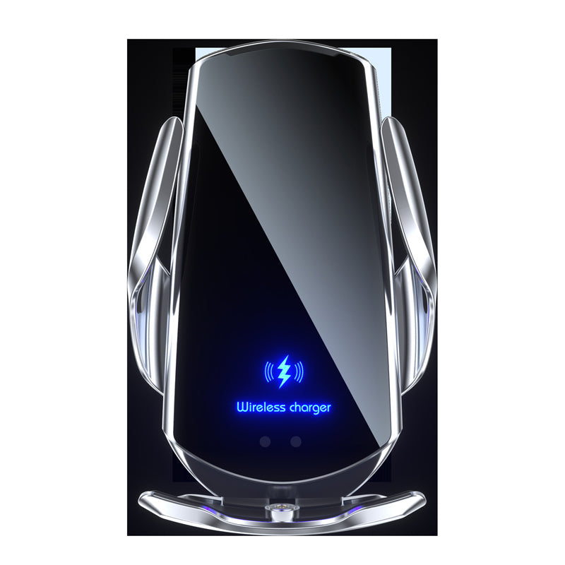 Wireless Car Charger Mount with Automatic Clamp and One-Handed Operation