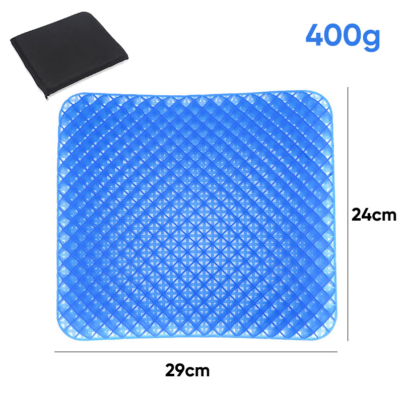 Honeycomb Gel Seat Cushion with Cooling Cover