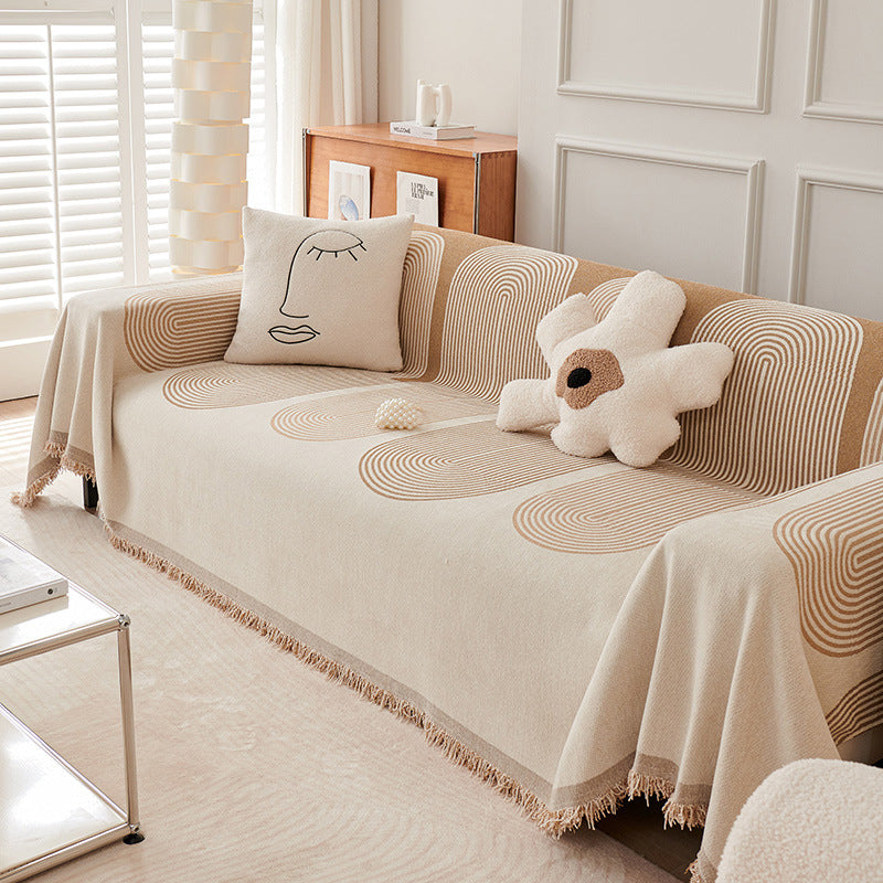 Double Sided Waterproof Chenille Sofa Cover
