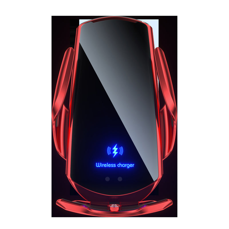 Wireless Car Charger Mount with Automatic Clamp and One-Handed Operation