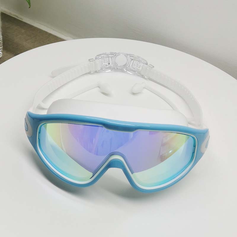 Anti-Fog Silicone Swim Goggles with Wide Vision