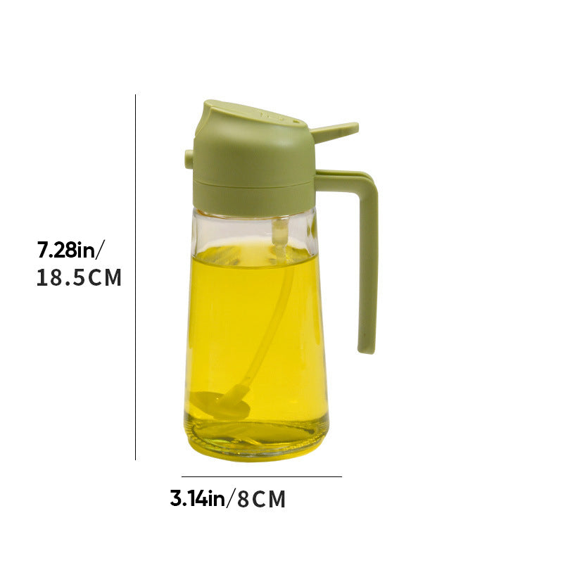 2-in-1 Glass Oil Dispenser and Sprayer