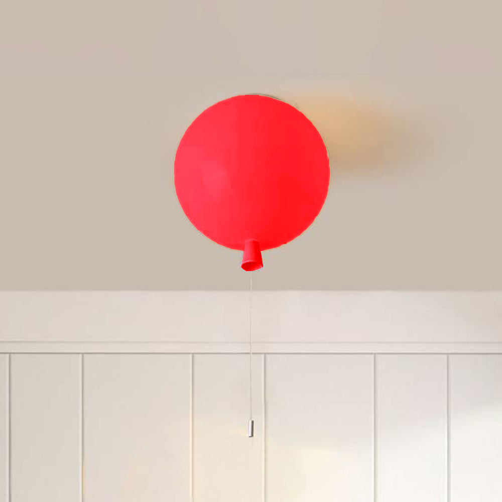 Modern Round LED Ceiling Light - White Acrylic Fixture for Cozy Spaces