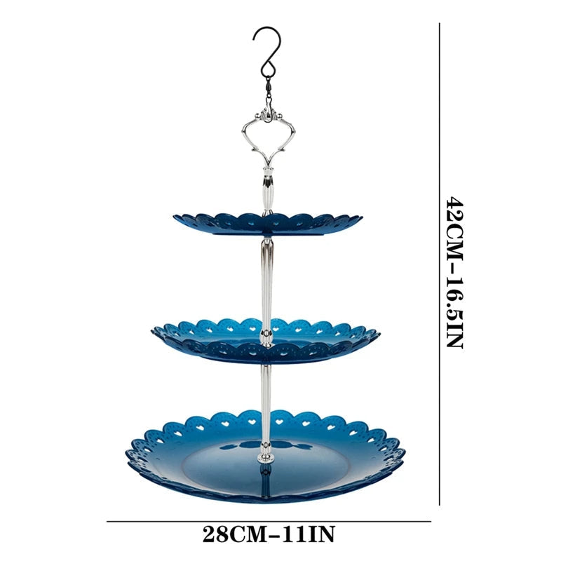 3-Level Hanging Birdhouse and Birdbath Combo