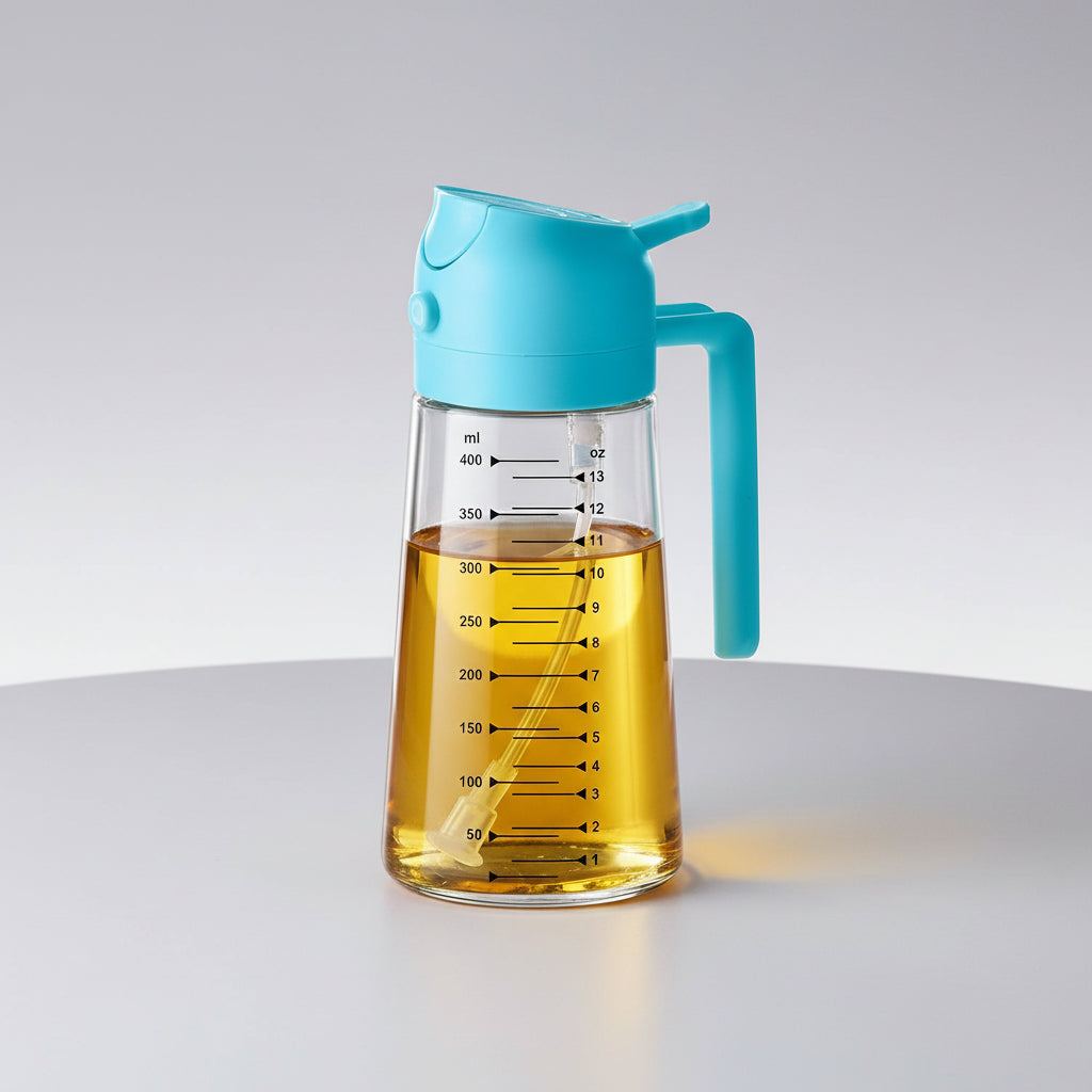 16oz BPA-Free Glass Olive Oil Sprayer & Dispenser