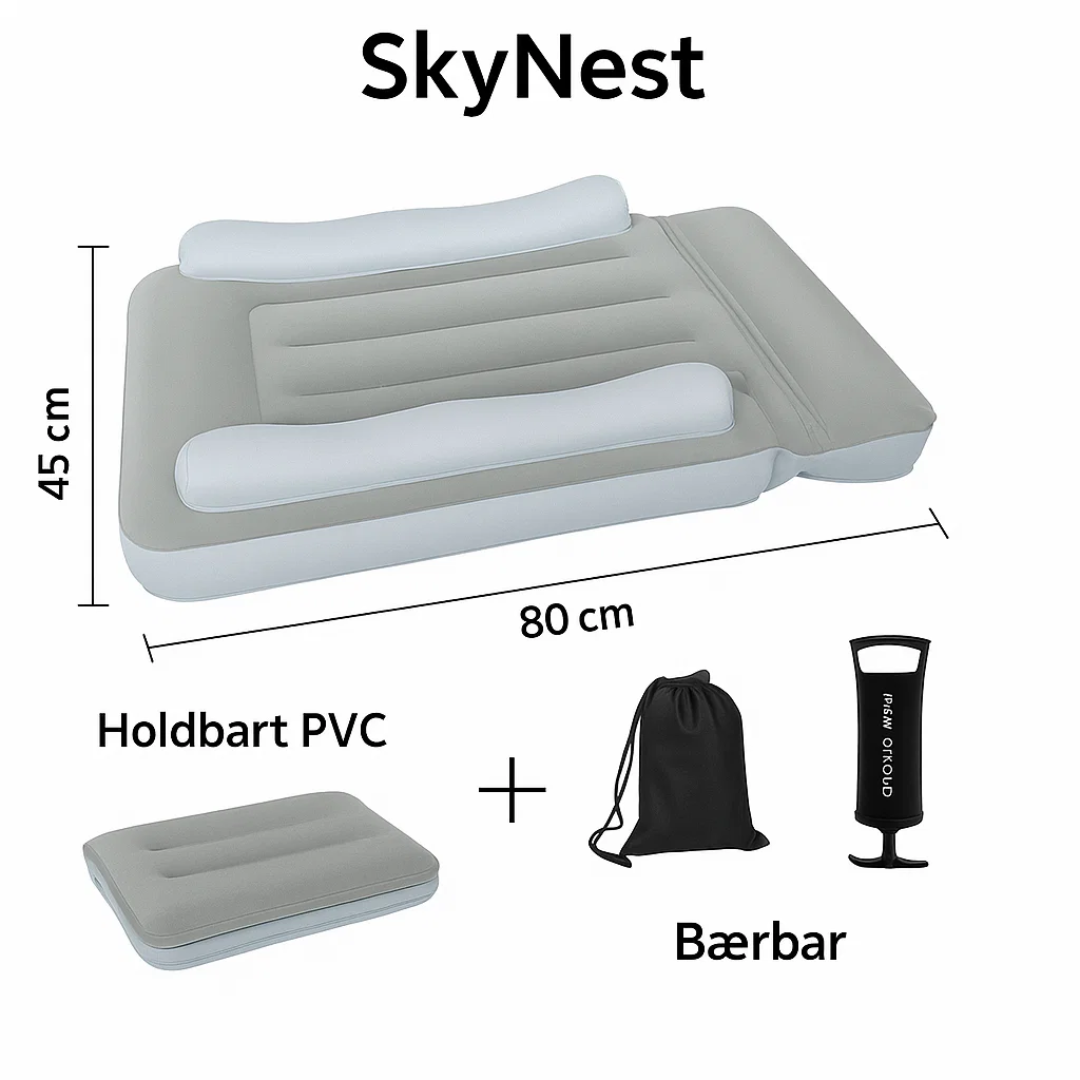 Inflatable Travel Bed for Kids - Portable and Comfortable Sleep Solution