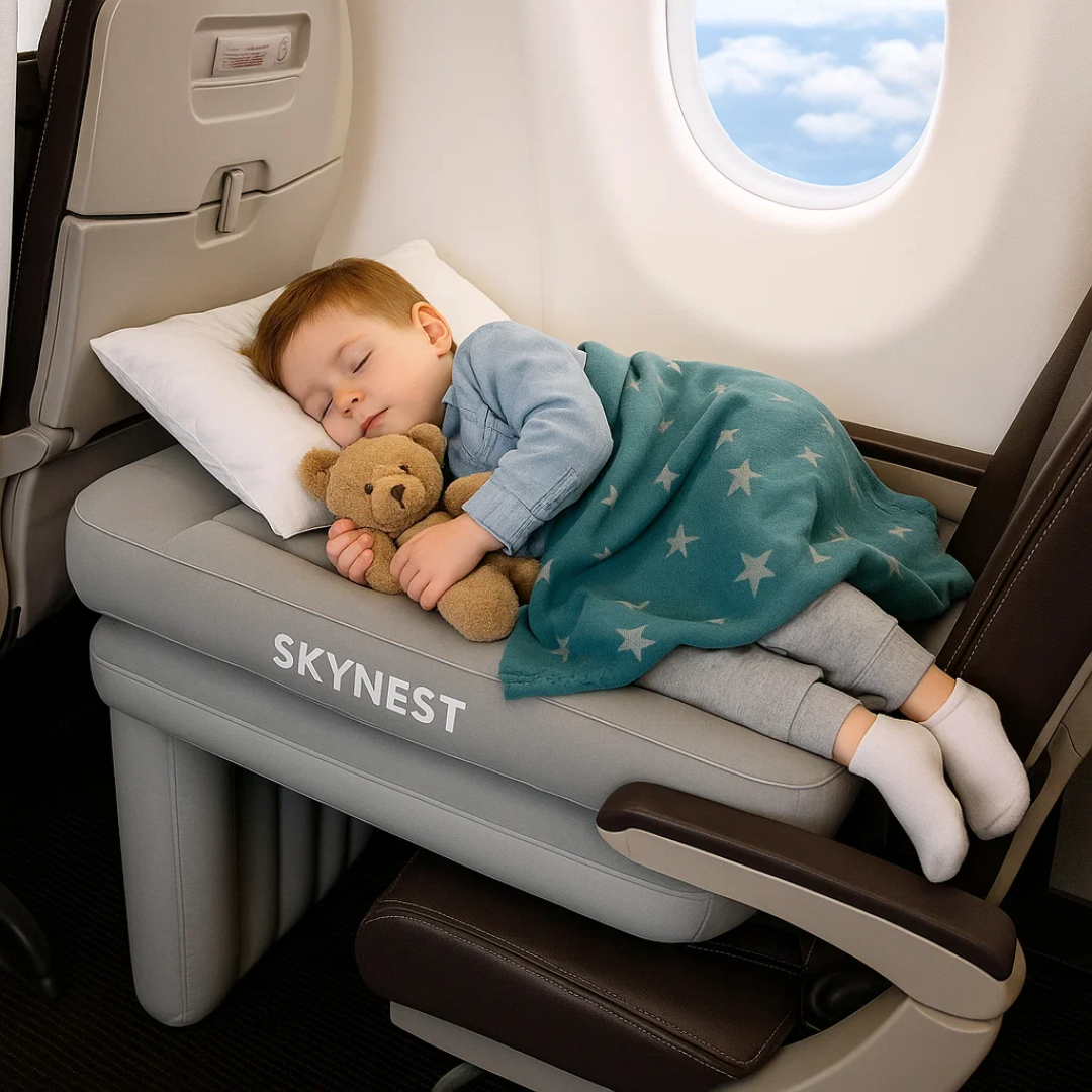 Inflatable Travel Bed for Kids - Portable and Comfortable Sleep Solution