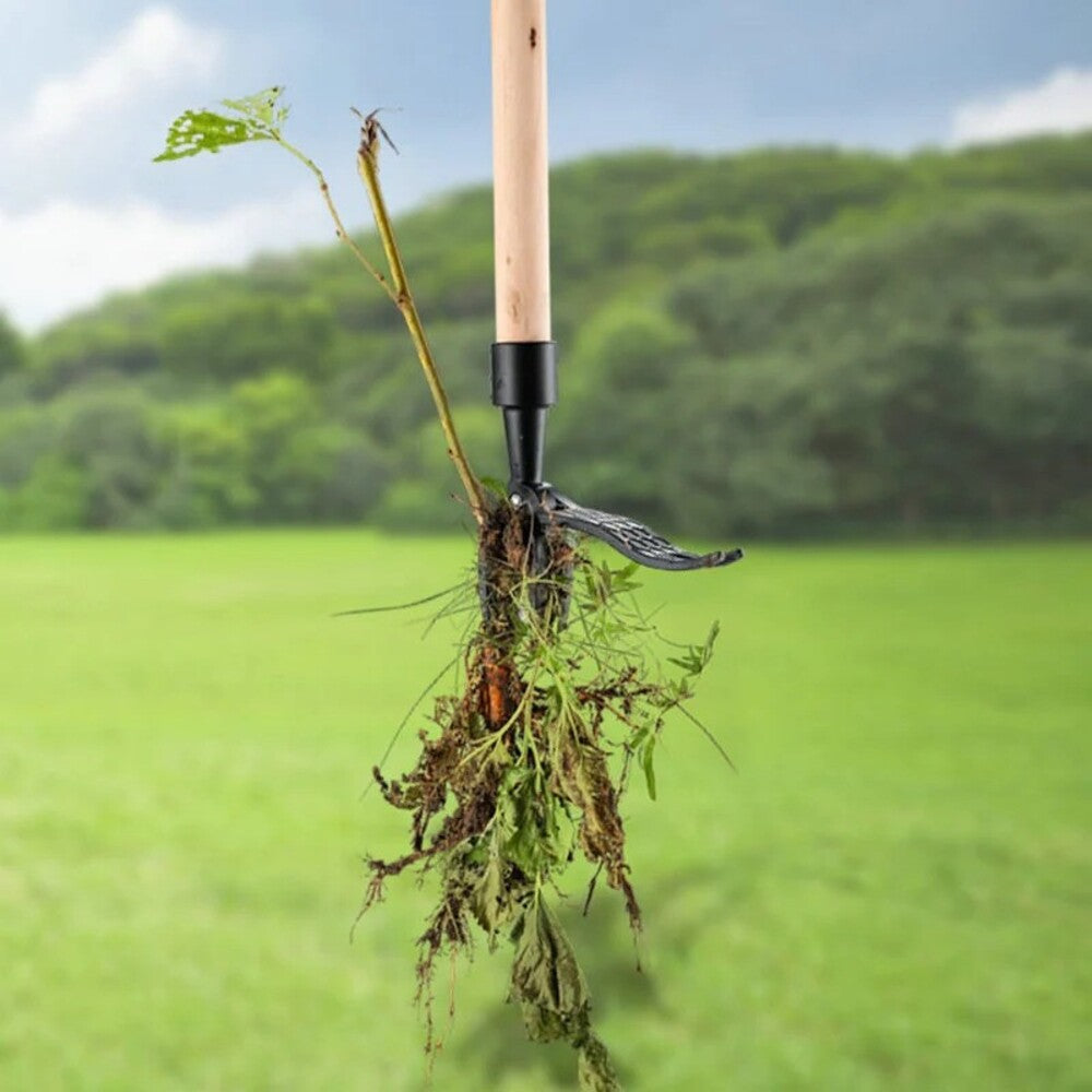 Handheld Aluminum Weed Puller with Deep Root Removal