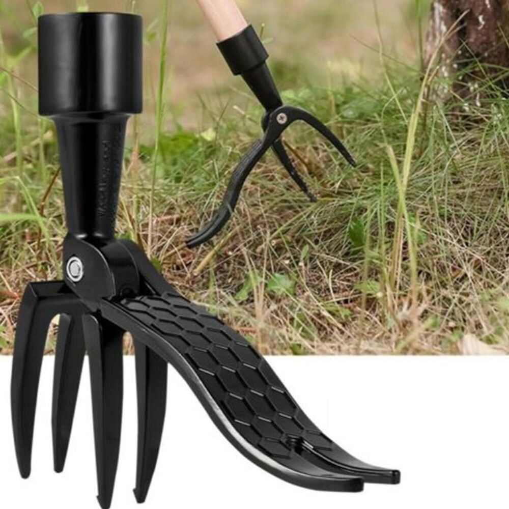 Handheld Aluminum Weed Puller with Deep Root Removal