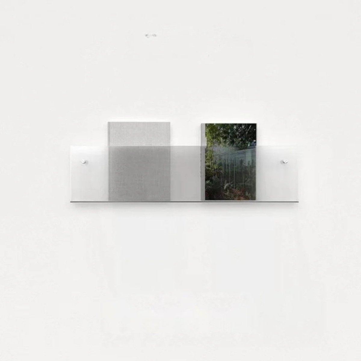 Clear Acrylic Floating Magazine Wall Shelf