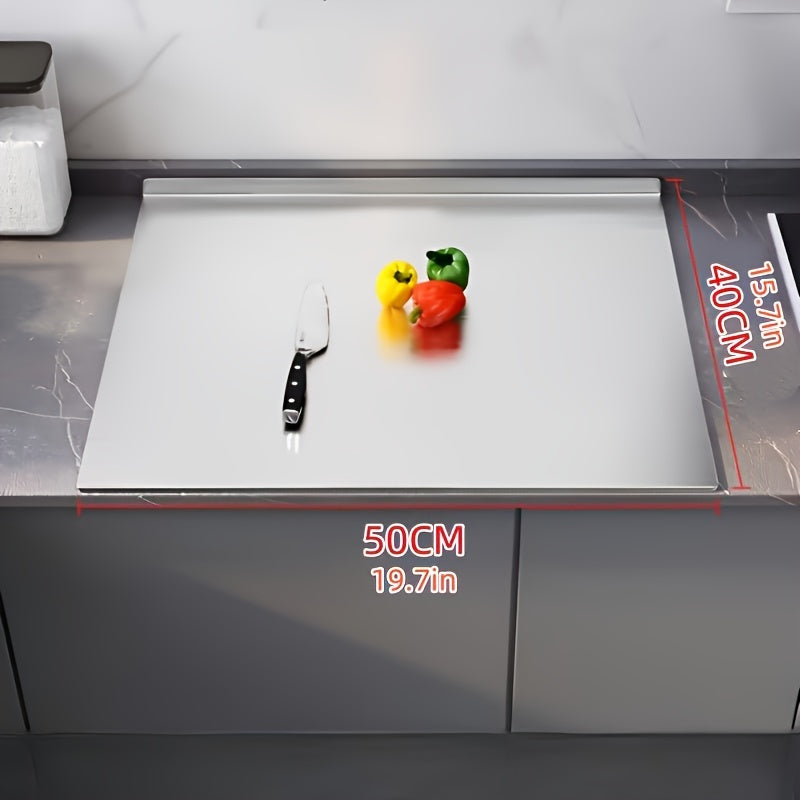 Durable Stainless Steel Cutting Board for Meat and Vegetables