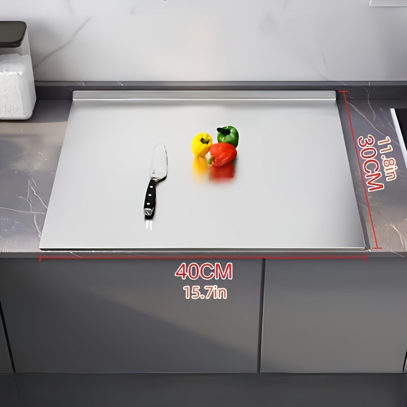 Durable Stainless Steel Cutting Board for Meat and Vegetables