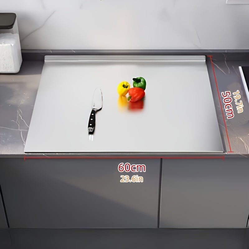 Durable Stainless Steel Cutting Board for Meat and Vegetables