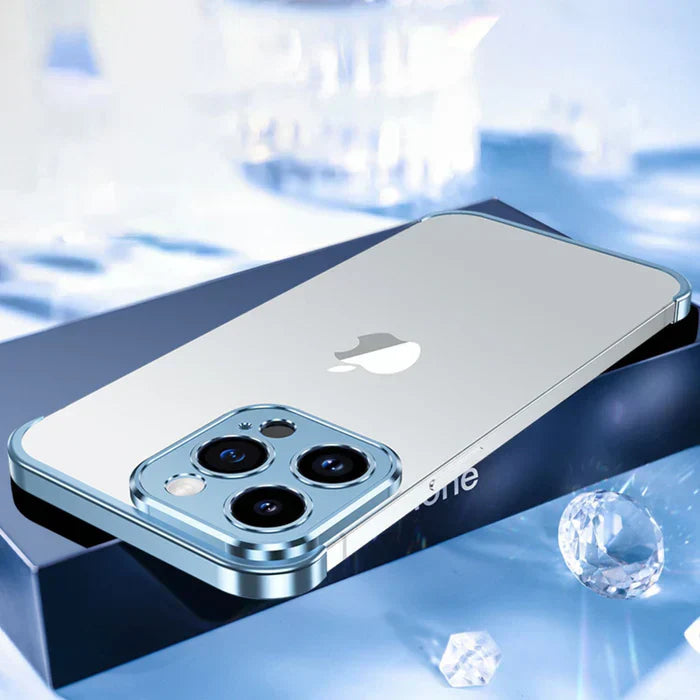 Slim Matte Metal-Finish iPhone Case