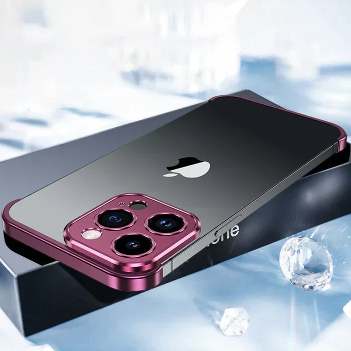 Slim Matte Metal-Finish iPhone Case