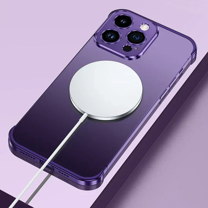 Slim Matte Metal-Finish iPhone Case