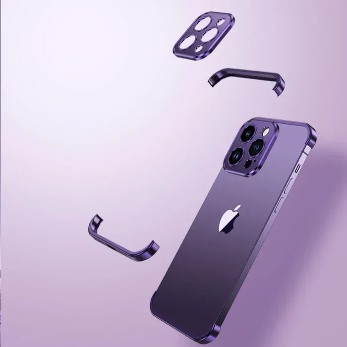 Slim Matte Metal-Finish iPhone Case
