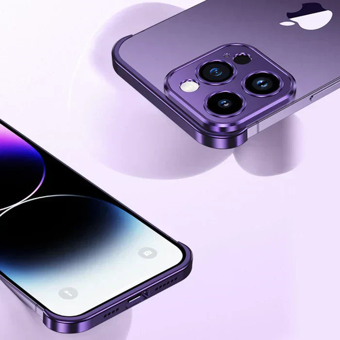 Slim Matte Metal-Finish iPhone Case