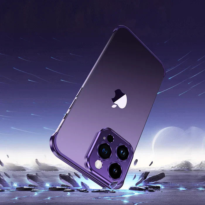 Slim Matte Metal-Finish iPhone Case