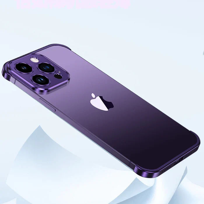 Slim Matte Metal-Finish iPhone Case