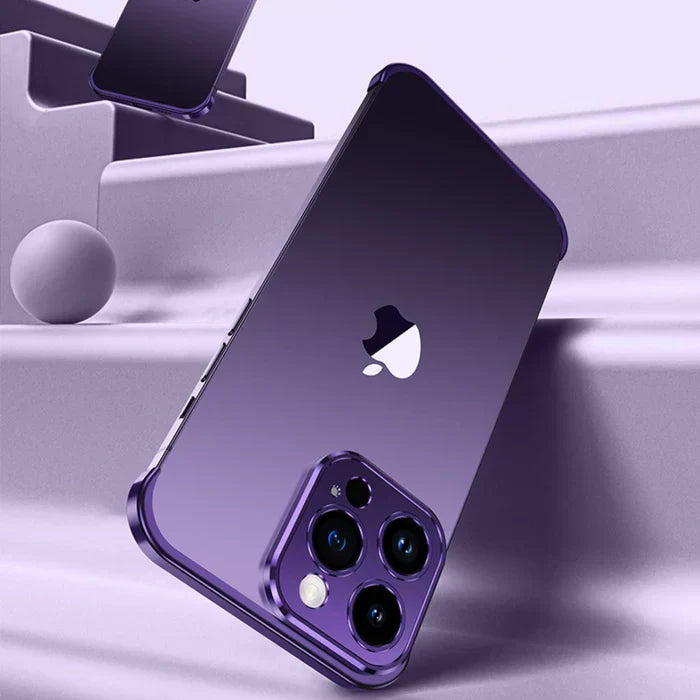 Slim Matte Metal-Finish iPhone Case