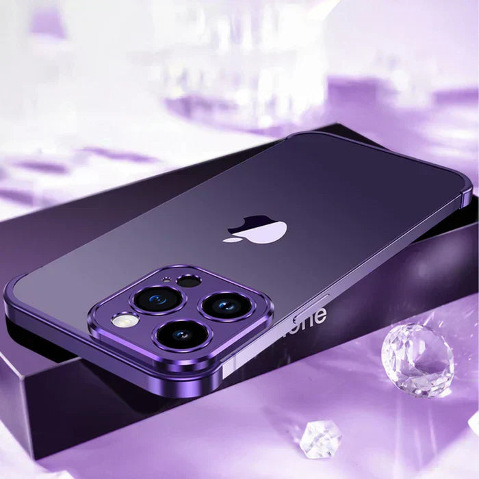 Slim Matte Metal-Finish iPhone Case