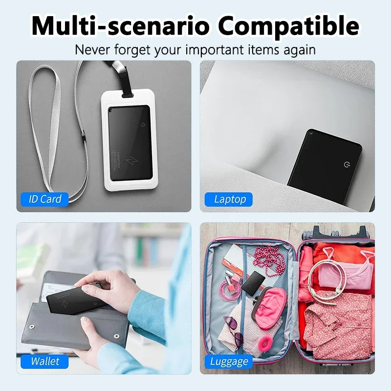 Ultra-Thin Wireless Charging Apple Tracker with GPS