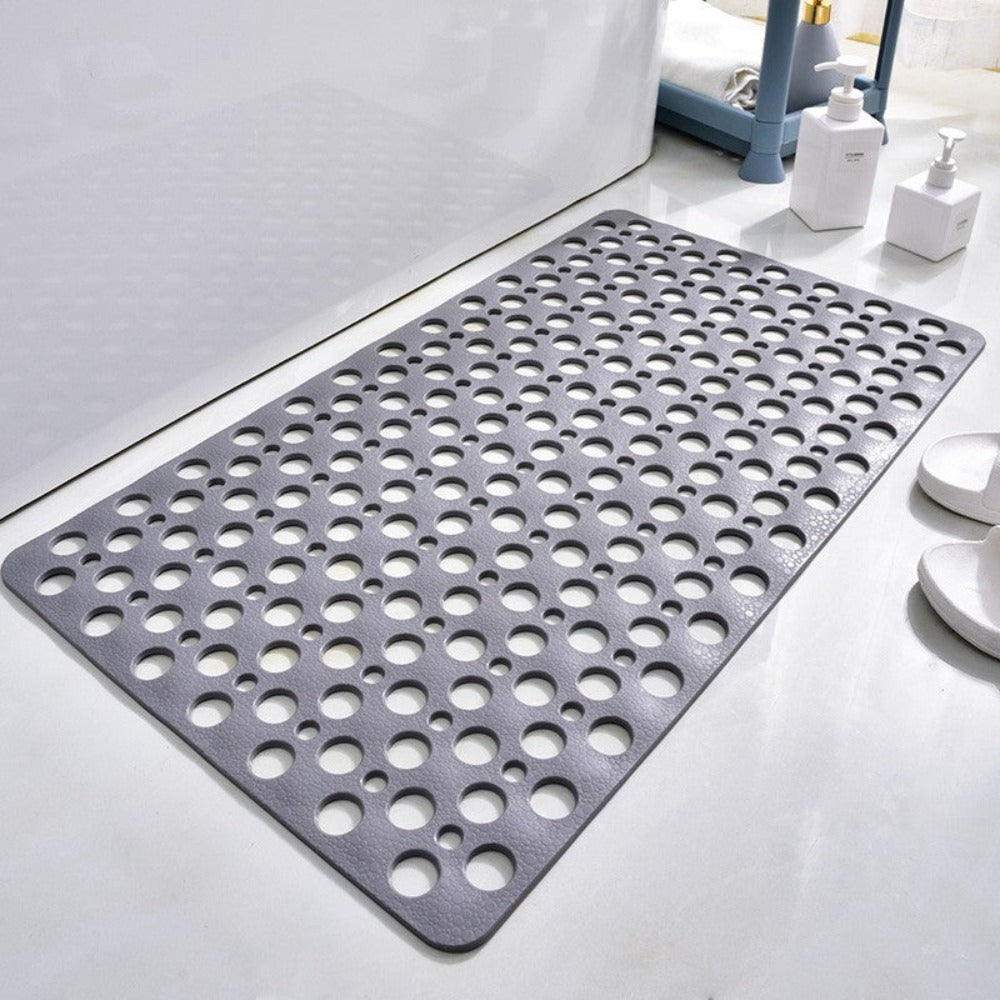 Non-Slip Bathroom Mat with Hygienic Drainage System