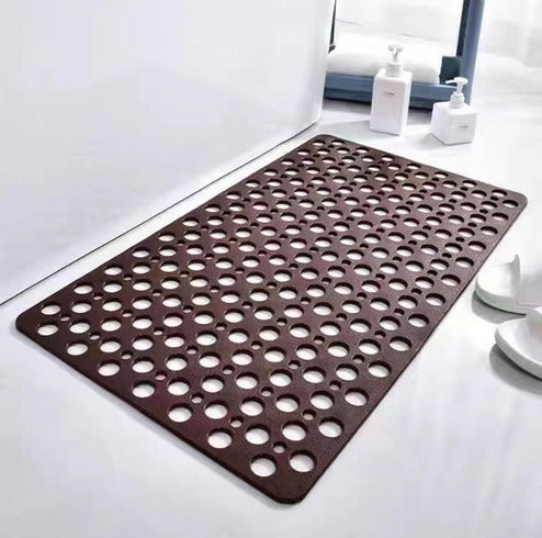 Non-Slip Bathroom Mat with Hygienic Drainage System