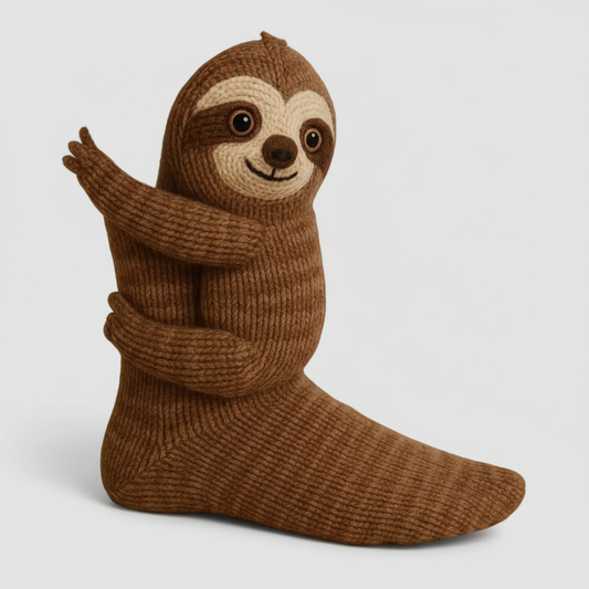 Hugging Animal Plush Cozy Socks for Comfort and Warmth