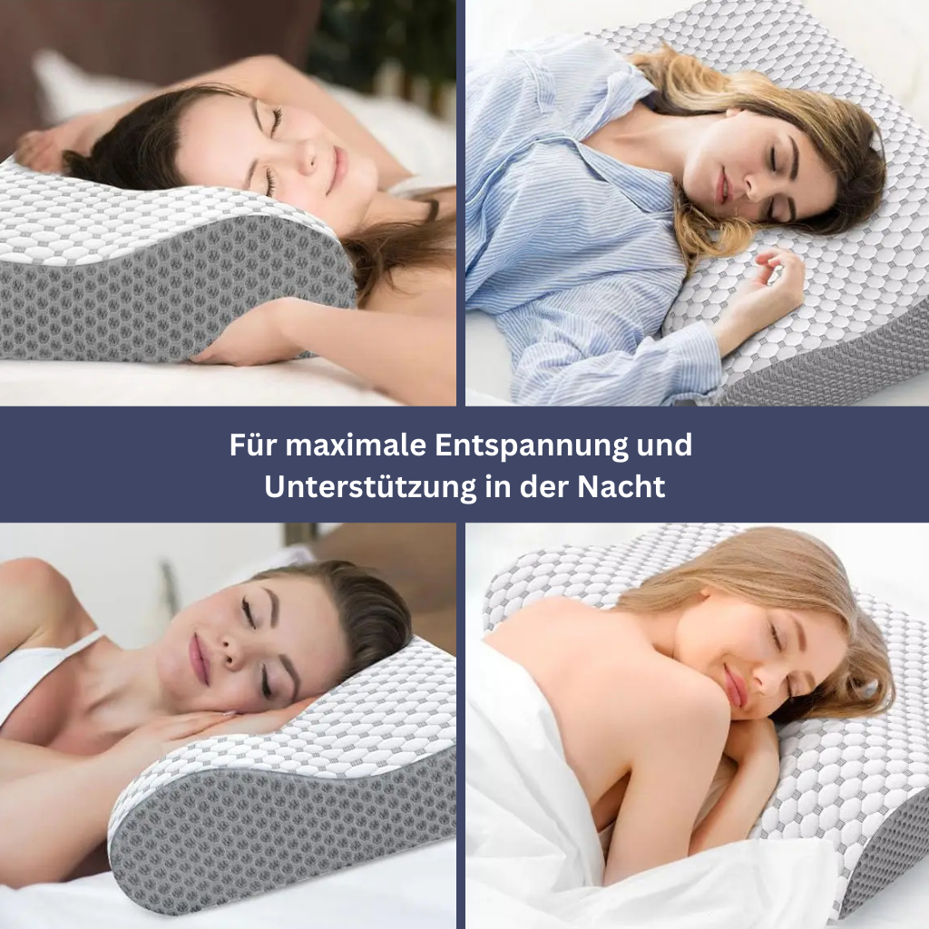Ergonomic Posture-Correcting Sleep Pillow for Neck Pain Relief