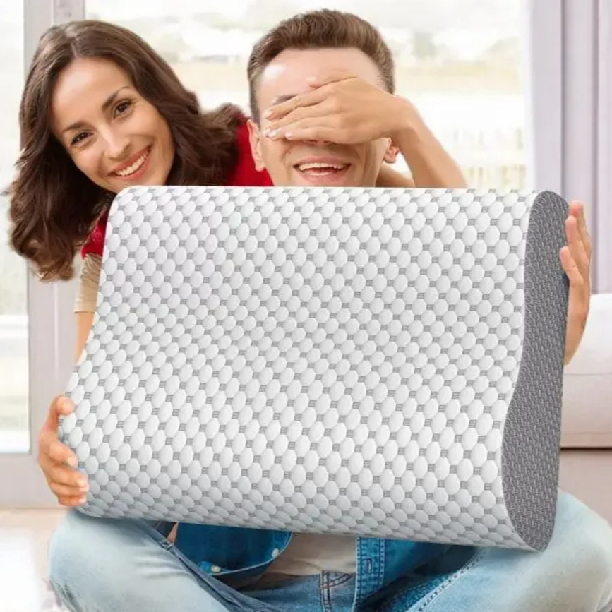 Ergonomic Posture-Correcting Sleep Pillow for Neck Pain Relief