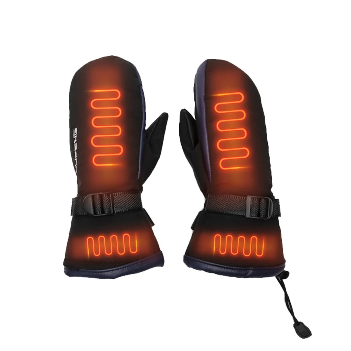USB Rechargeable Waterproof Heated Mittens with Double-Sided Heating