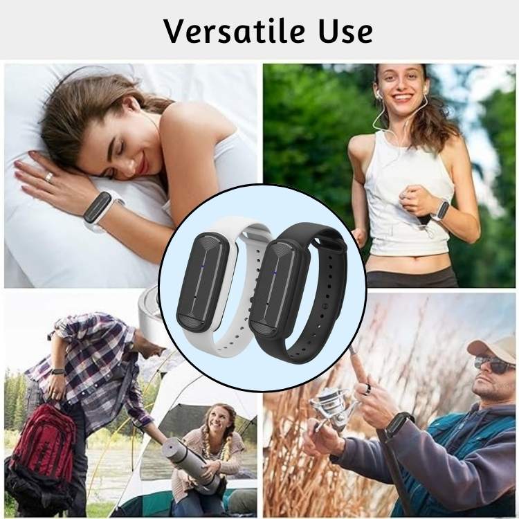 Ultrasonic Anti-Mosquito Bracelet with Adjustable Fit