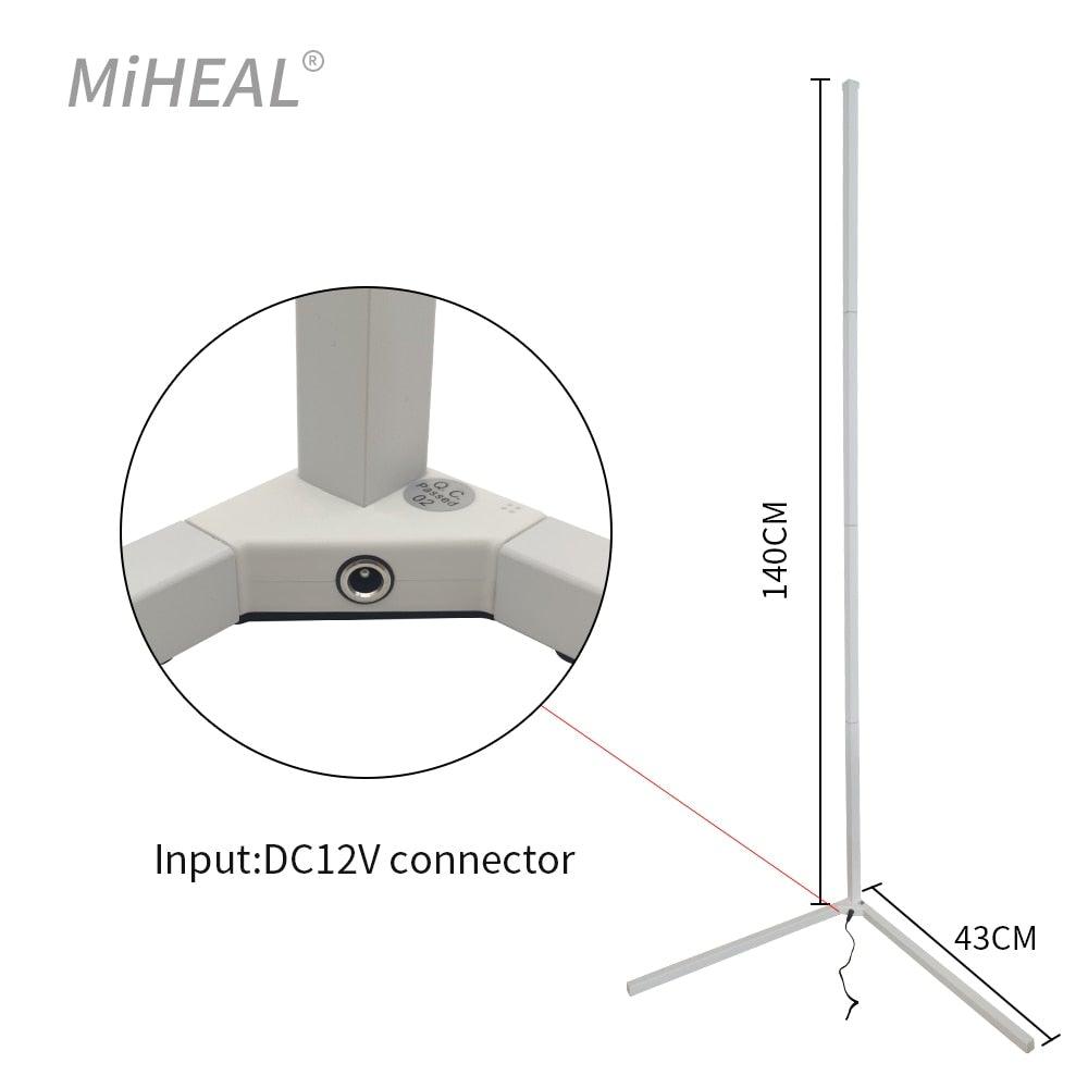 Modern Remote Control Aluminum Floor Lamp