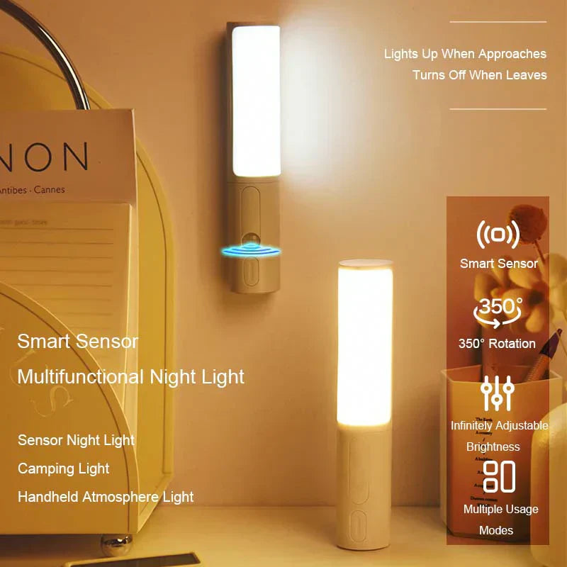 Smart LED Night Light with Motion Sensor and Rechargeable Battery