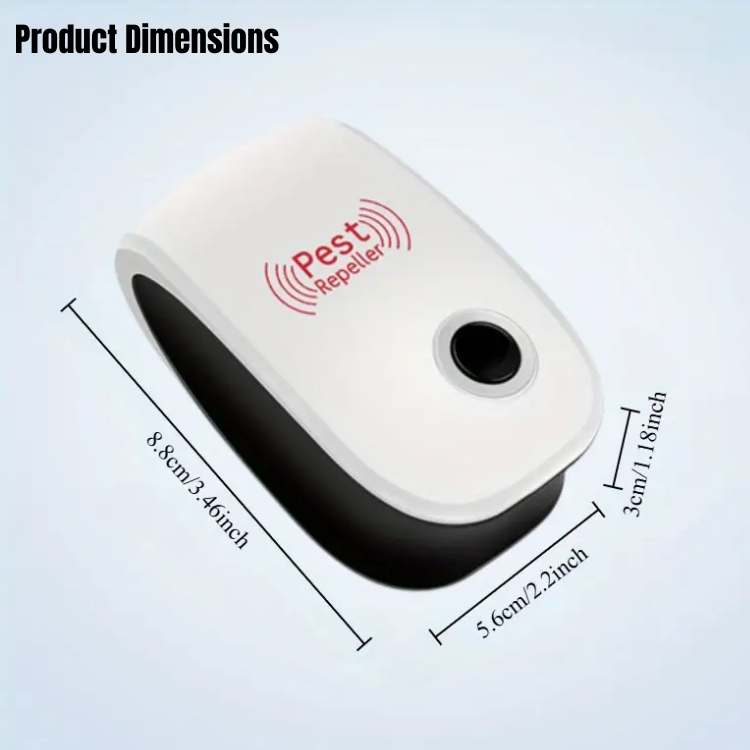 Ultrasonic Rat Repeller Device - Chemical-Free Pest Control