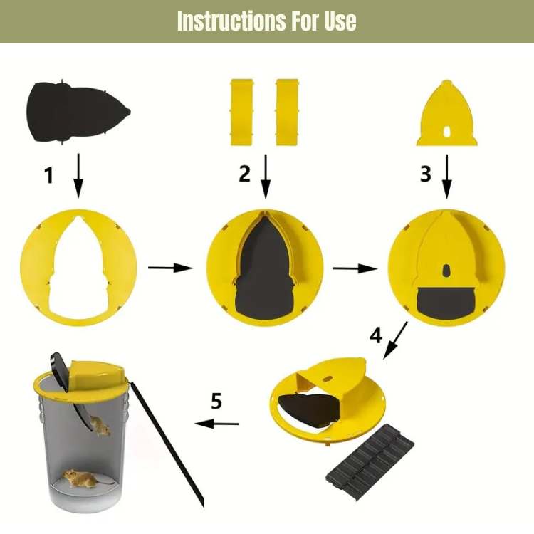 Hands-Free Smart Mouse Trap for Safe Rodent Control