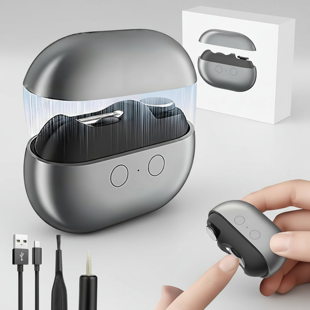 Smart Nail Clipper with UV Sterilizer Case for Hygienic Grooming