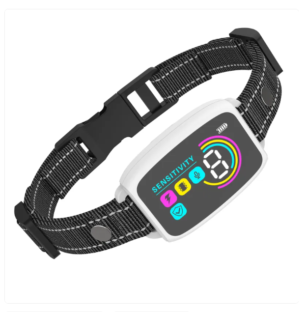 Adjustable Dog Training Collar with Vibration and Shock Modes