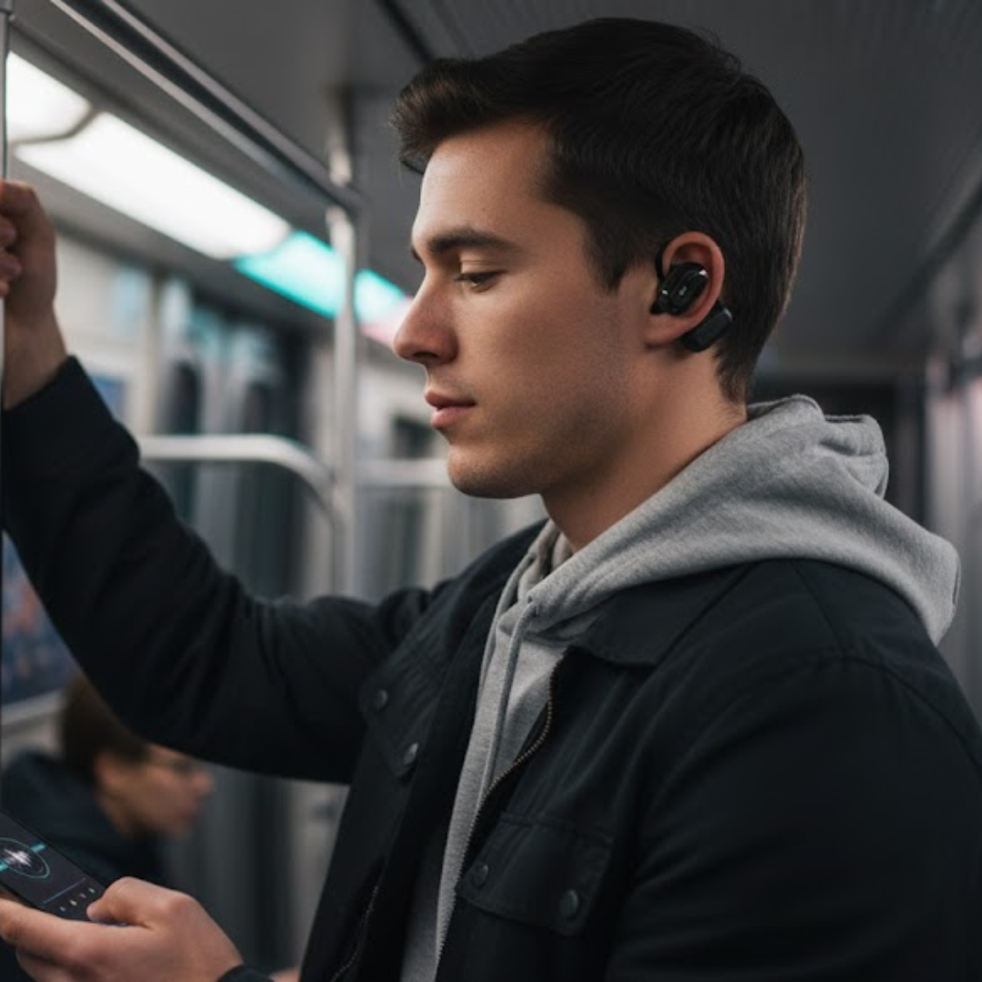 AI Translator Earbuds with Real-time Translation and Noise Cancellation