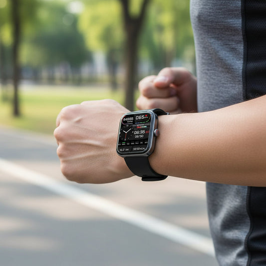 Non-Invasive Blood Glucose Meter Smartwatch with Heart Rate and Sleep Tracking
