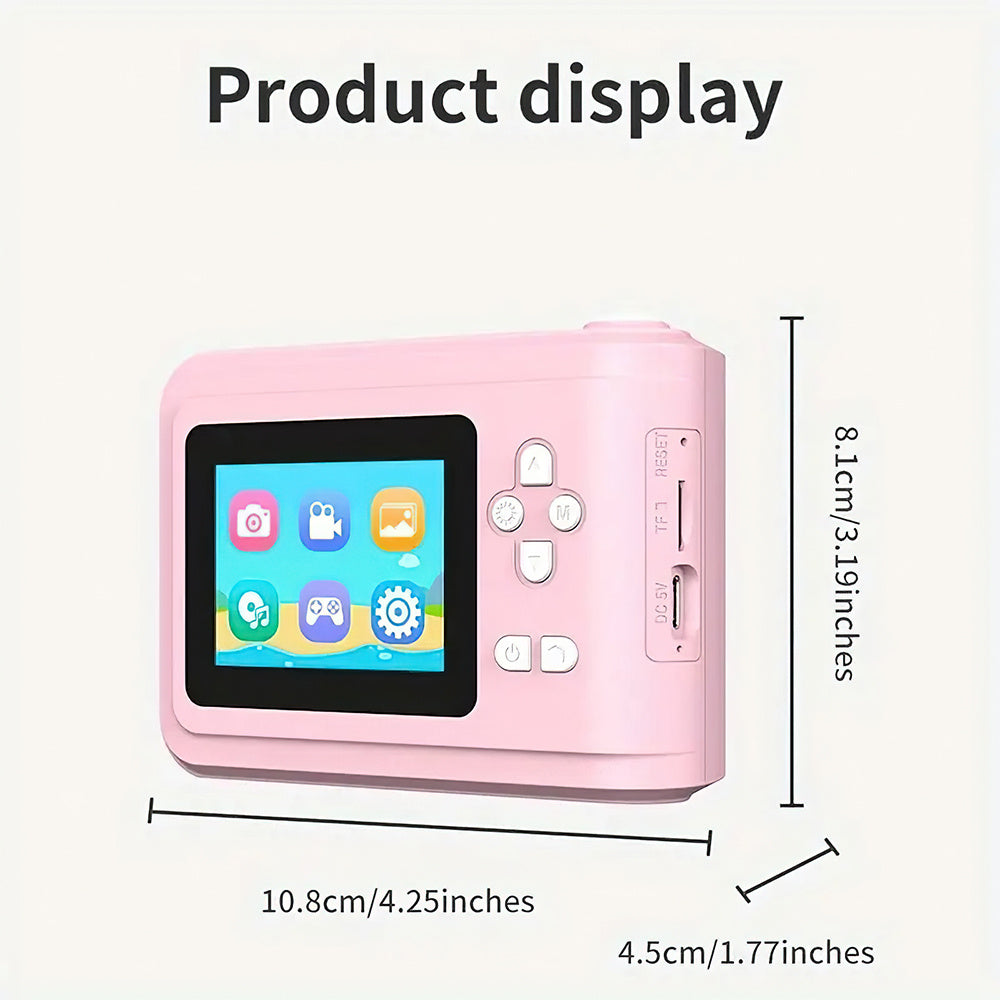 Portable Instant Print Camera with USB Power