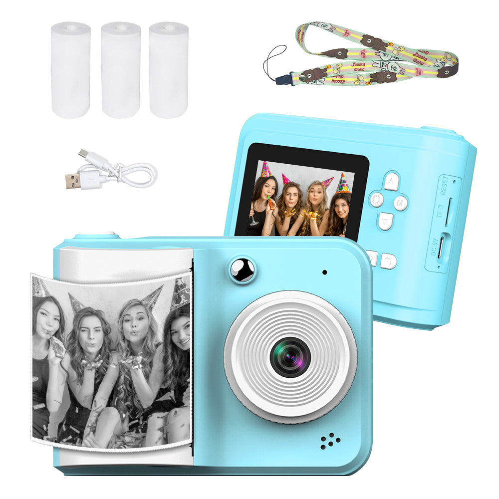 Portable Instant Print Camera with USB Power