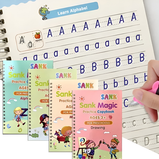 Tracing Book Set for Kids - Alphabet, Numbers, and Drawing Practice