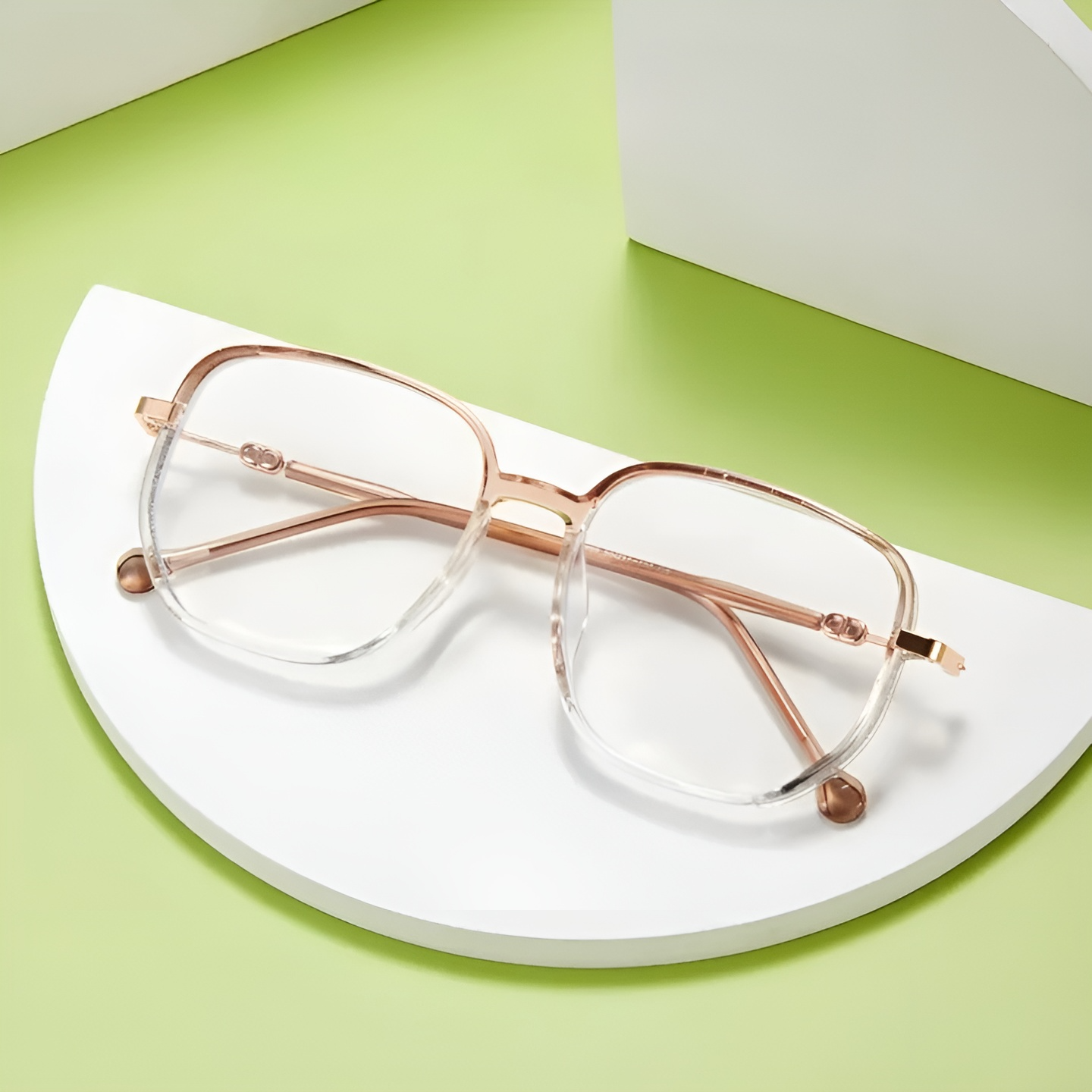 Lightweight Metal Frame Reading Glasses with Blue Light Filter and UV Protection