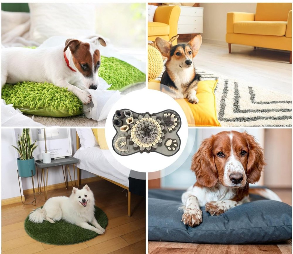 Dog Snuffle Mat for Foraging and Slow Eating