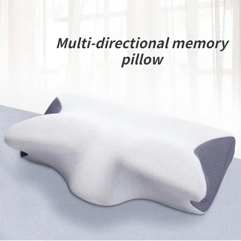 Ergonomic Anti-Snoring Pillow with Memory Foam Support