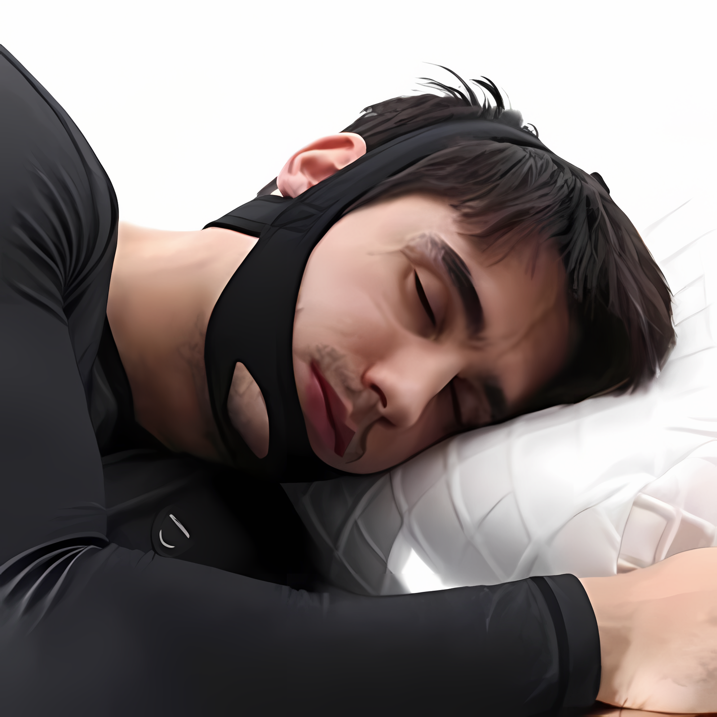 Adjustable Anti-Snoring Band for Quieter Sleep