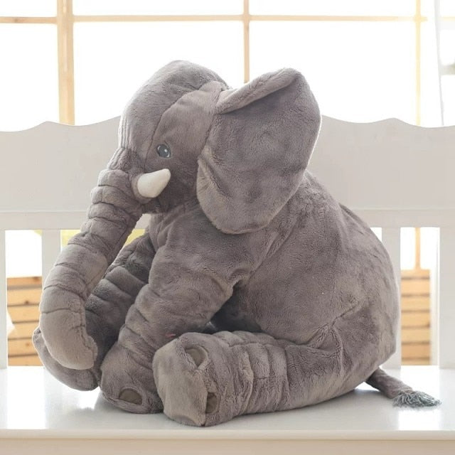 Soft Elephant Cuddle Pillow for Babies - Plush Security Companion
